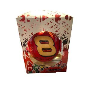 Dale Earnhardt Jr. Nascar Christmas Ornament Red & Gold Limited Edition Ribbon